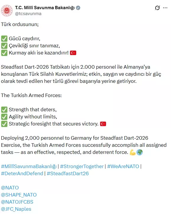 Türk donanması Almanya NATO tatbikatı