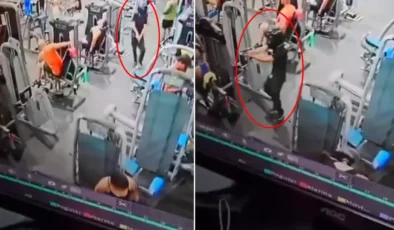 Kasklı Saldırgan Spor Salonunu Kana Buladı: Güvenlik Kamerasında Dehşet Anları