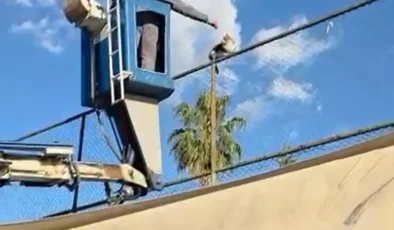 Alanya’da Nefes Kesen Kurtarma: Tel Çitlerde Mahsur Kalan Kedinin İmdadına Belediye Yetişti