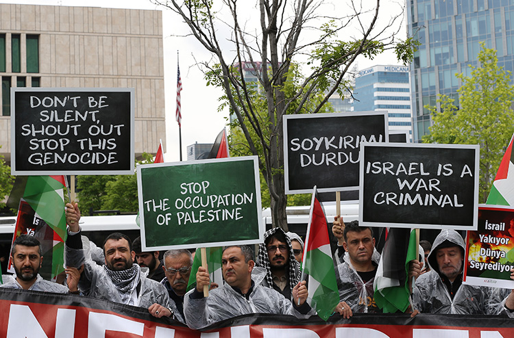 Ankara ABD Büyükelçiliği Protestosu