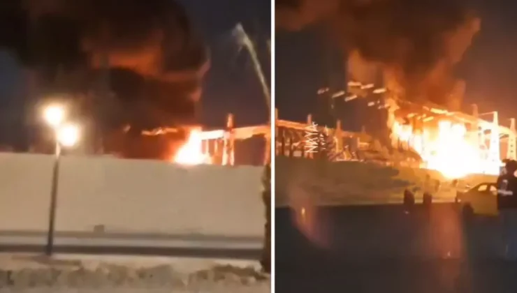 Bağdat Havalimanı’nda Büyük Patlama: İHA Saldırısı Sonrası Elektrik Santrali Alevler İçinde Kaldı