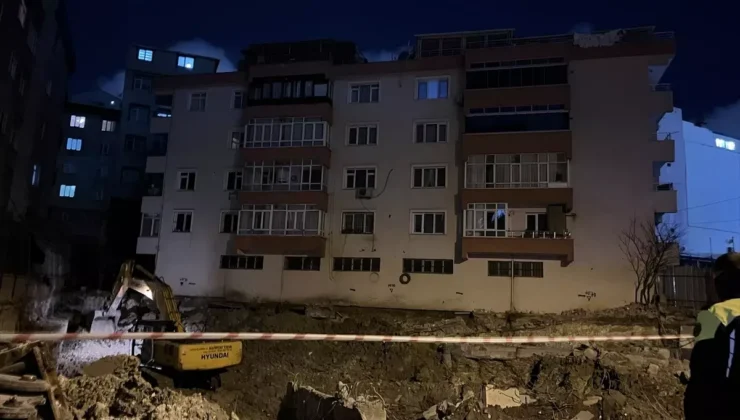 Bahçelievler’de Tehlike Çanları: İnşaat Temel Kazısı 5 Katlı Binayı Boşalttırdı!