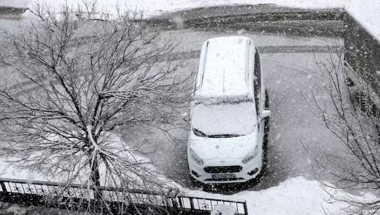 Bitlis’te Bahar Karı Sürprizi Kent Merkezi Tamamen Beyaza Büründü