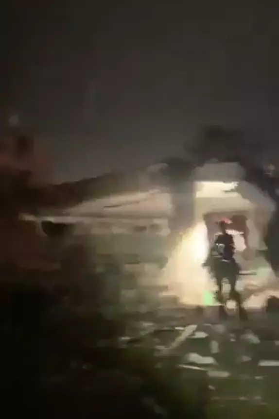 Dimona füze saldırısı yıkım