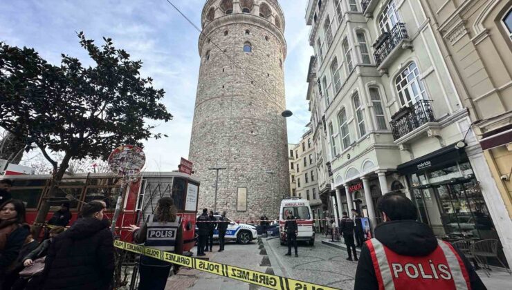 Galata Kulesi’nde Kahreden Anlar: Genç Kadın Hayatını Kaybetti
