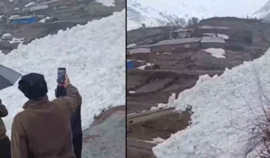 Hakkari’de Kar Dehşeti: Çığ Felaketi Köyü Teğet Geçti