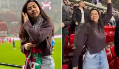 Amedspor’un Uğurlu Taraftarı: Hemşire İkra Tribünlerde Coştu!