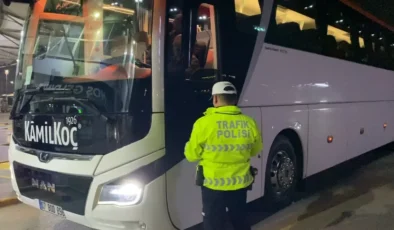 İnegöl Terminalinde Bayram Mesaisi: Trafik Ekipleri Denetimleri Sıkılaştırdı