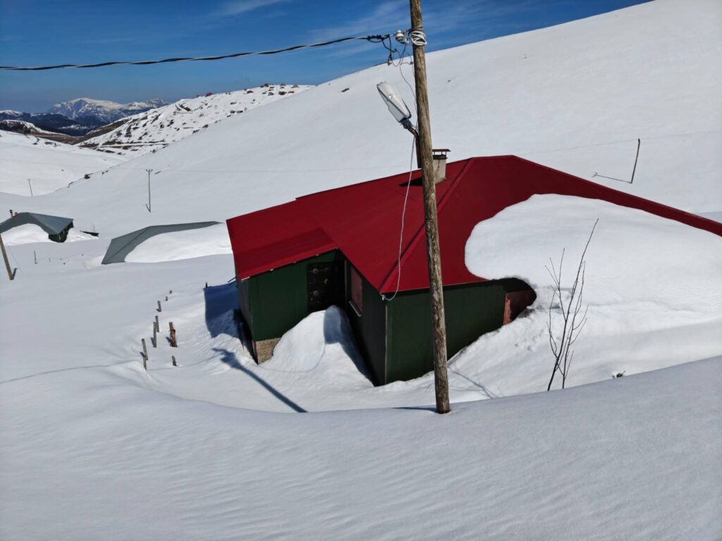 Kadırga Yaylası kar erimesi