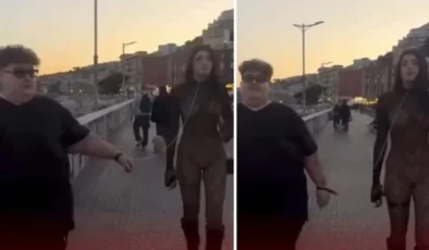 Sahilde Skandal Görüntüler Genç Kadına Tasma Takıp Gezdirdi