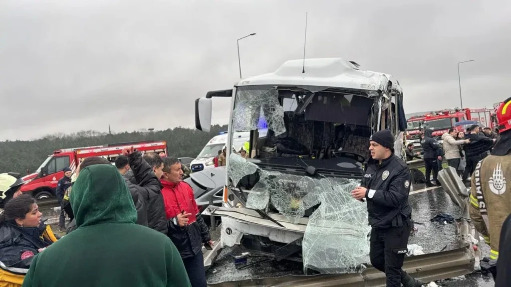 Kuzey Marmara Otoyolu polis kazası