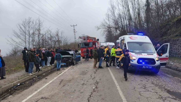 Ordu’da Korkutan Kaza Gecesi İki Ayrı Olayda 12 Yaralı