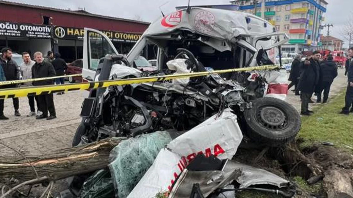 Samsun ambulans kazası