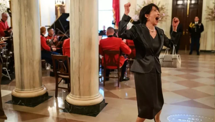 Beyaz Saray’da Skandal Görüntüler: Japonya Başbakanı Takaichi’nin Dansı Diplomatik Krize Dönüştü!