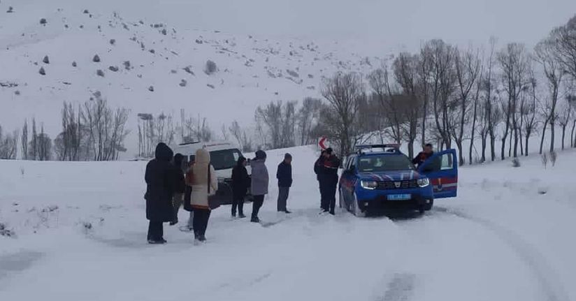 Sivas kar yağışı öğretmen servisi