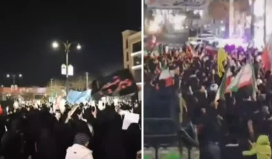 Tahran’da ABD ve İsrail Karşıtı Dev Protesto: Binler Meydanları Doldurdu
