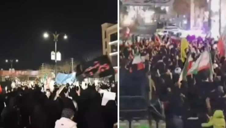 Tahran’da ABD ve İsrail Karşıtı Dev Protesto: Binler Meydanları Doldurdu