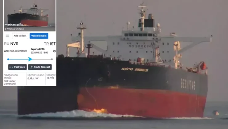 Boğaz’ın Kapısında Korkutan Patlama: 140 Bin Ton Petrol Yüklü Türk Tankerine Dron İsabet Etti!