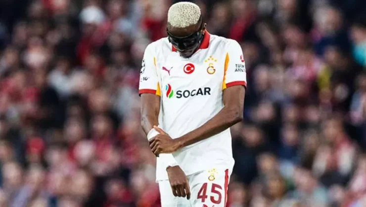 Galatasaray’da Victor Osimhen Şoku: Yıldız Golcü Ameliyata Alındı, 6 Hafta Sahalardan Uzak Kalacak