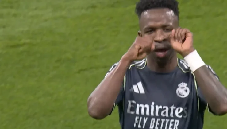 Etihad’da Tansiyon Yükseldi: Vinicius Junior’dan Manchester City Tribünlerine Olay Hareket