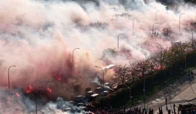 Madrid’de Kırmızı Cehennem: Atletico Taraftarı Şampiyonlar Ligi İçin Şehri Ateşe Verdi