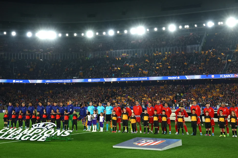 Atletico Madrid Barcelona Şampiyonlar Ligi Atmosferi
