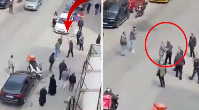 Çekmeköy’de Sokak Ortasında Dehşet: Öfkeli Baba Palayla Dükkan Bastı