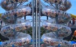 Eğlence Kabusa Döndü: Dev Su Kaydırağında Onlarca Kişi Boruların İçinde Mahsur Kaldı