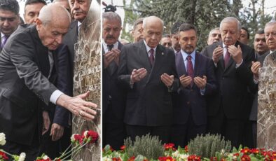 MHP Lideri Bahçeli’den Türkeş’in Kabrinde Önemli Ziyaret: O İsim Karede Yer Almadı!