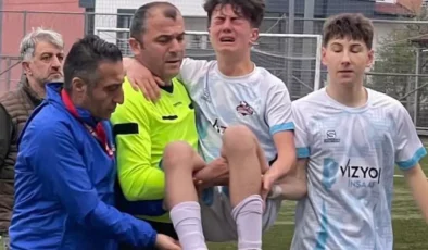 Yeşil Sahalarda Fair-Play Rüzgarı: Sakatlanan Futbolcuyu Hakem Kucağında Taşıdı