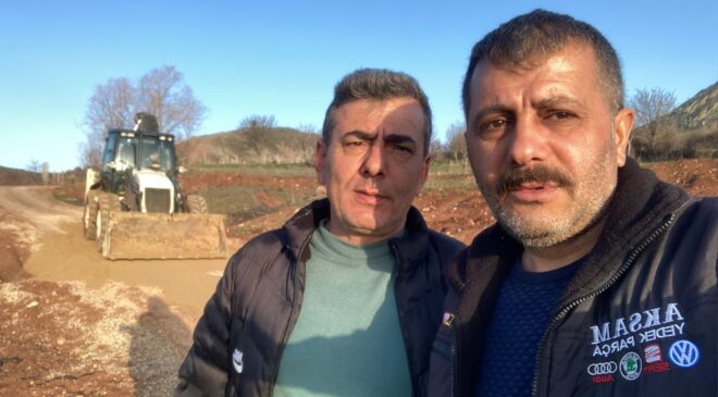 Şebinkarahisar Güneygören’de Ulaşım Mesaisi: Muhtar Zihni Bulduk İş Başında