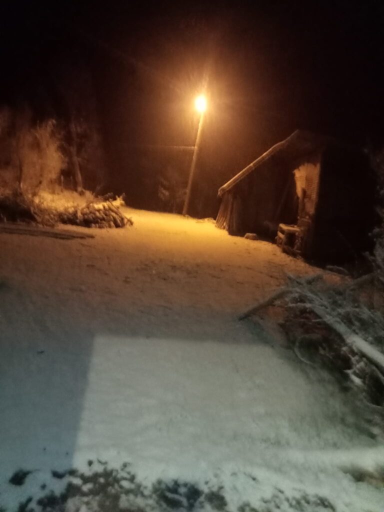 Şebinkarahisar nisan kar yağışı