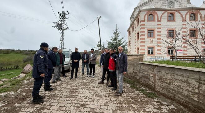 Şebinkarahisar’da sel sonrası kritik inceleme: Bayramköy’de yaralar sarılıyor