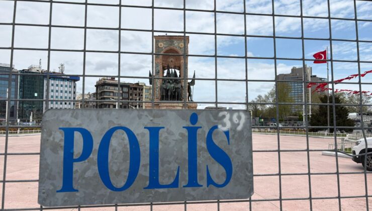 Taksim Meydanı’nda 1 Mayıs Öncesi Demir Bariyerli Önlem: Meydan Kapatıldı!