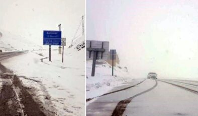 Bayburt’ta Mayıs Ortasında Kar Sürprizi! 2 Bin 409 Rakımlı Kop Dağı Beyaza Büründü