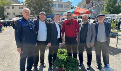 İlçe Pazarında Sıcak Temas: Belediye Başkanından Esnafa Güven Veren Mesajlar