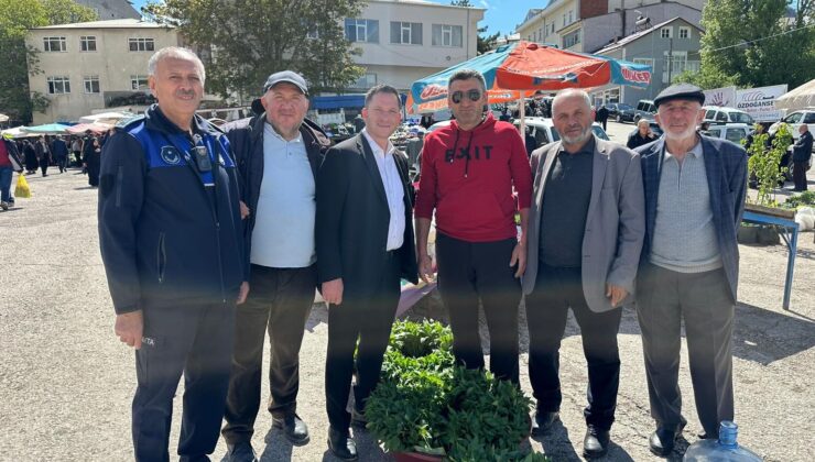 İlçe Pazarında Sıcak Temas: Belediye Başkanından Esnafa Güven Veren Mesajlar