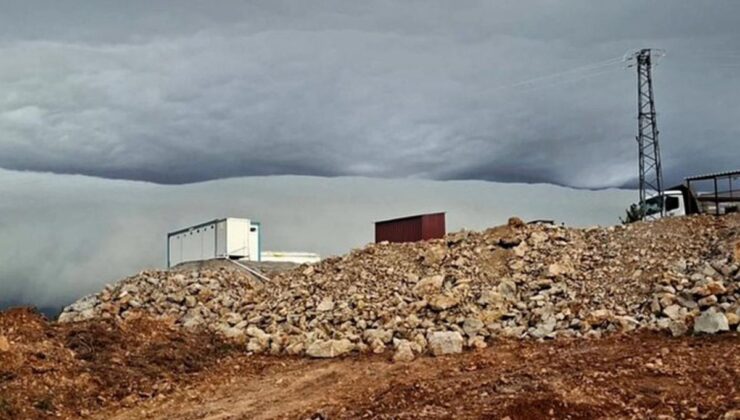 Çanakkale’de Gökyüzünü Saran Nadir Bulutlar! Asperitas Manzarası Görenleri Şaşkına Çevirdi