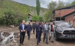 Şebinkarahisar’da Sel Alarmı: Başkan Ömer Şentürk Dereköy’de Vatandaşlarla Bir Araya Geldi