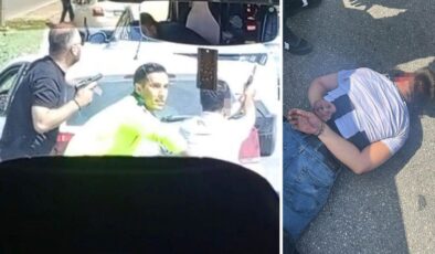 Gaziantep’te Film Sahnelerini Aratmayan Kovalamaca: Taksiciyi Rehin Alıp Polise Ateş Açtılar