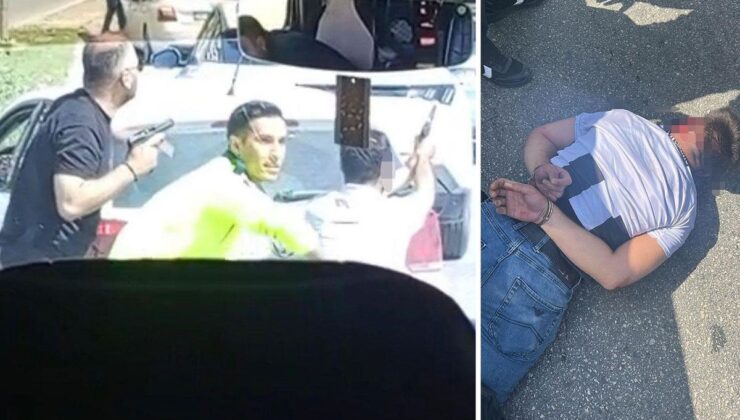 Gaziantep’te Film Sahnelerini Aratmayan Kovalamaca: Taksiciyi Rehin Alıp Polise Ateş Açtılar