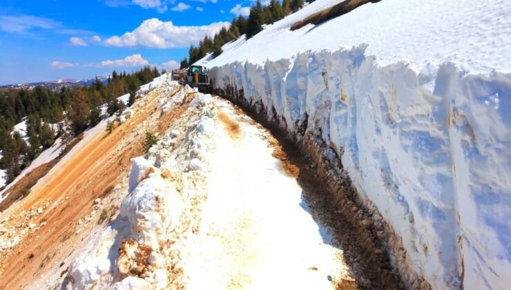 Dev Kar Kütlelerine Karşı Dev Mücadele: Giresun’da 10 Metrelik Kar Duvarları Aşılıyor