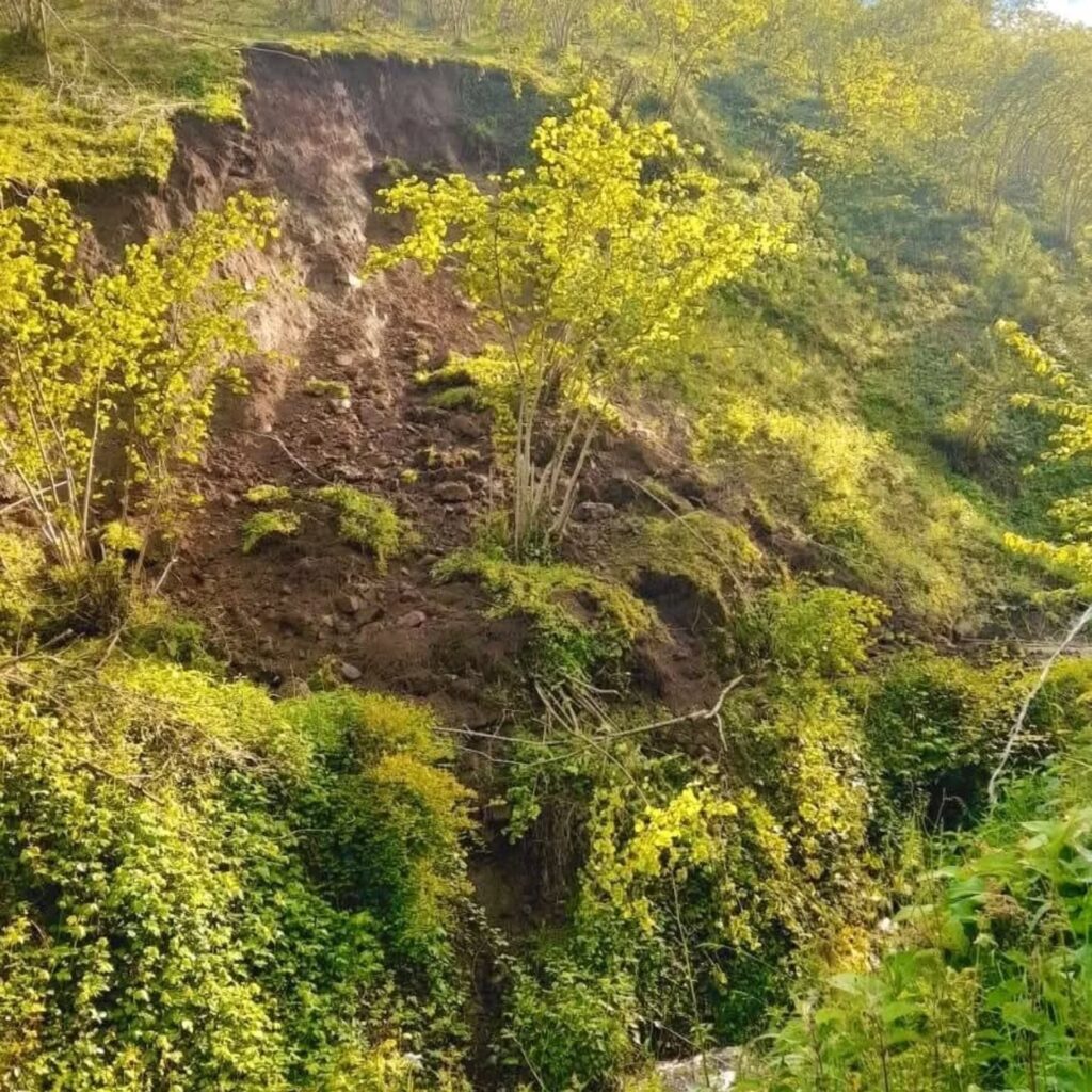 Giresun Keşap heyelan çalışması