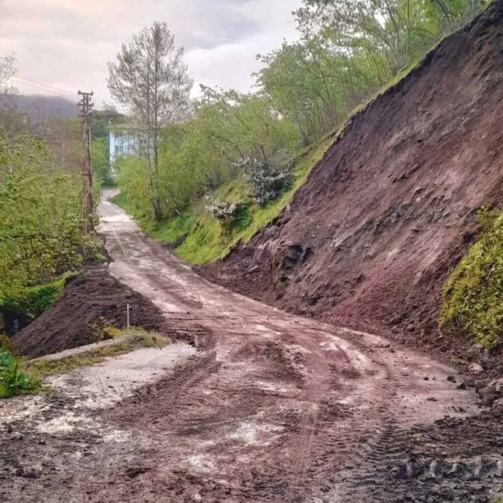 Giresun Keşap heyelan çalışması