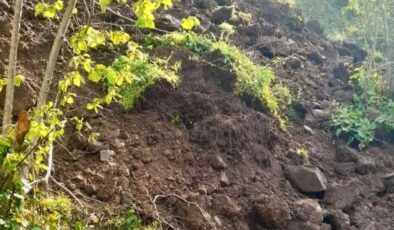 Giresun’da Heyelan Seferberliği: Kapanan Köy Yolu Yeniden Ulaşıma Açıldı