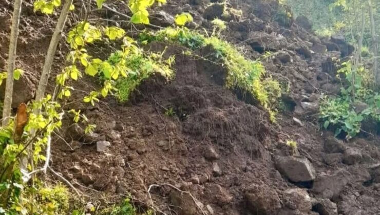 Giresun’da Heyelan Seferberliği: Kapanan Köy Yolu Yeniden Ulaşıma Açıldı