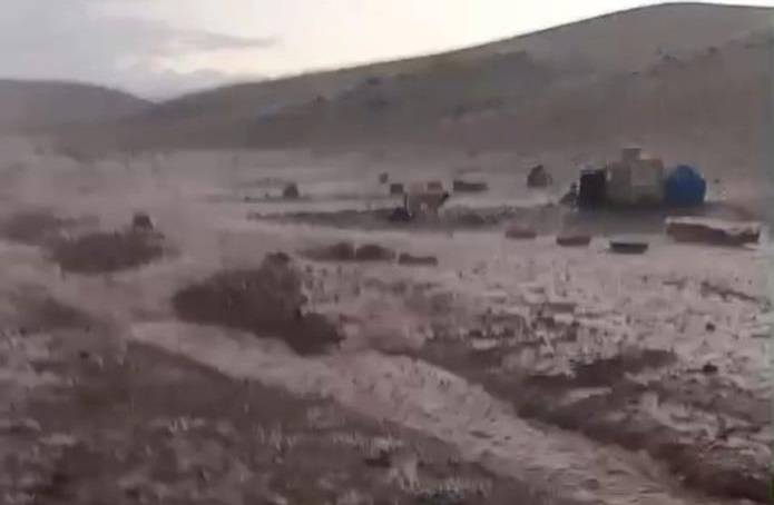 Iğdır Aşağı Çarıkçı köyü sel