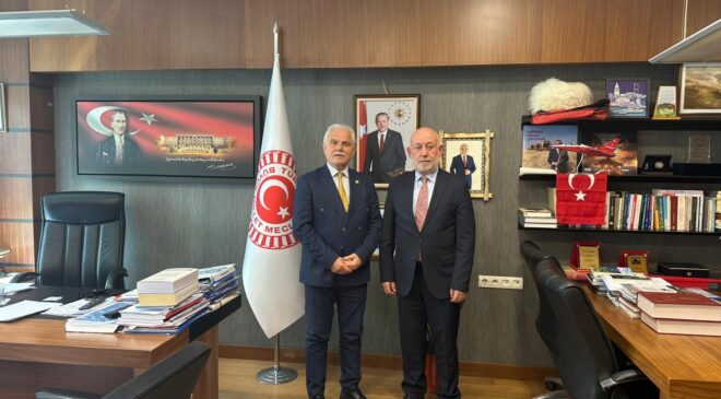 Ömer Şentürk Ankara’da Temaslarını Sürdürüyor! Şebinkarahisar İçin Kritik Projeler Görüşüldü