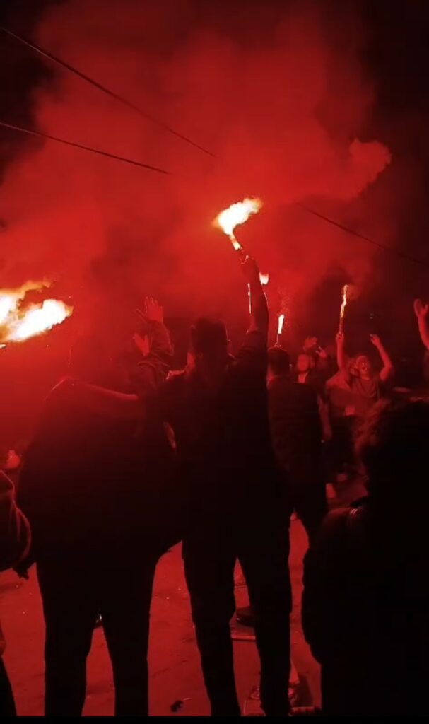 Sarıyer Galatasaray kutlaması