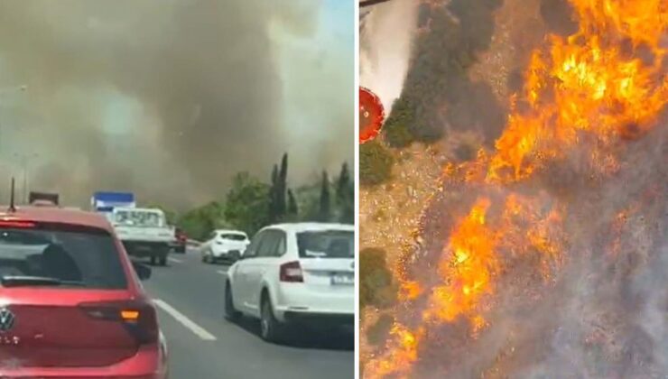 Manisa’da Korku Dolu Dakikalar: Dev Alevler Ulaşımı Tamamen Kesti!